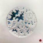 "Fluidity" - paper & paint - 13" x 13"
