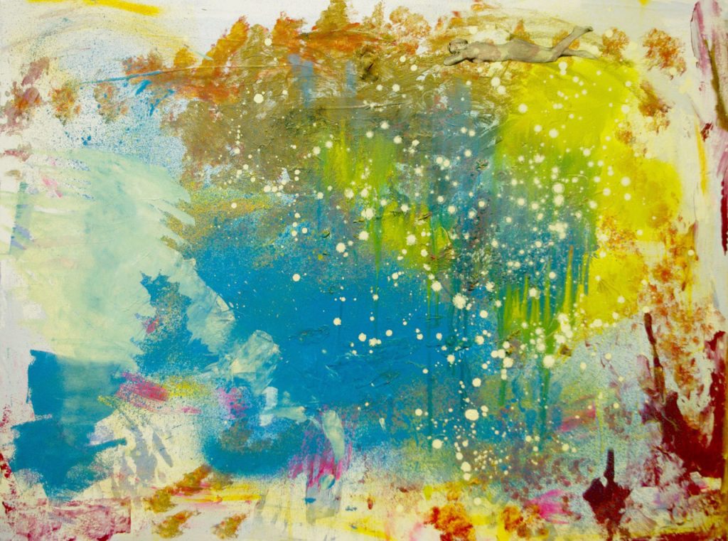 Mojito, Oil and Acrylic on Canvas, 30″ x 40″