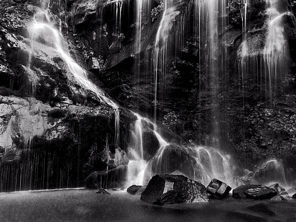 black and white