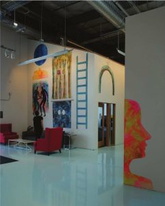Facebook art in the workplace