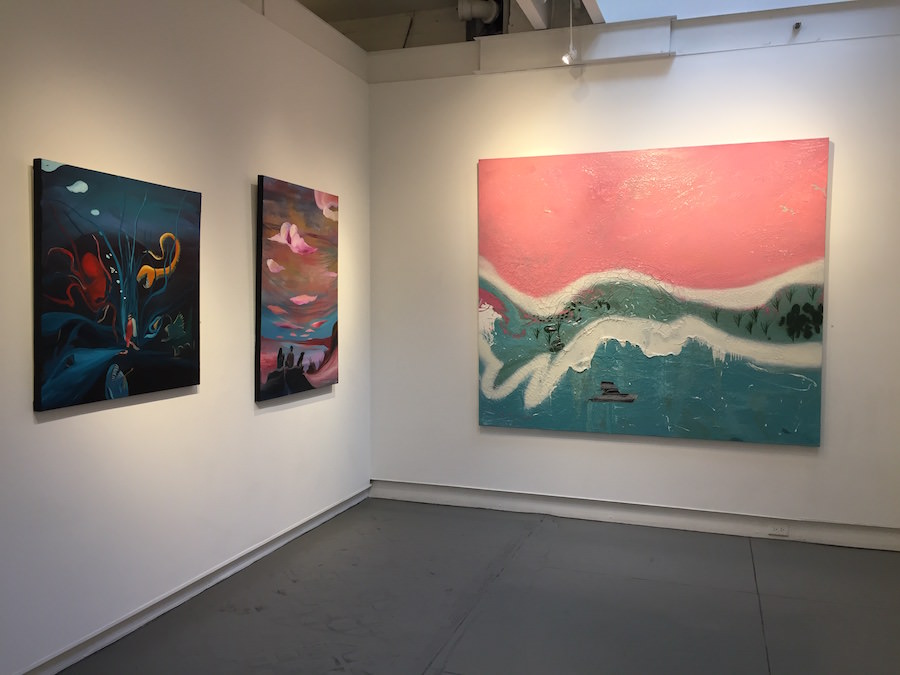installing and displaying art
