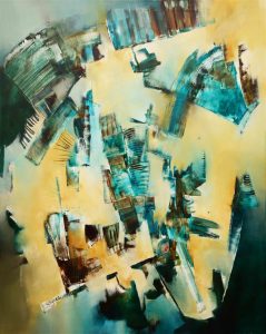 Teal interior design