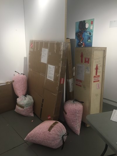 storing art