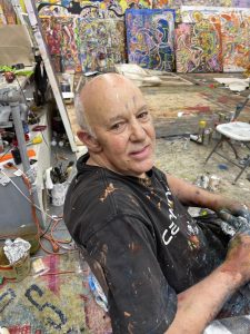 Gordon Massman in his studio