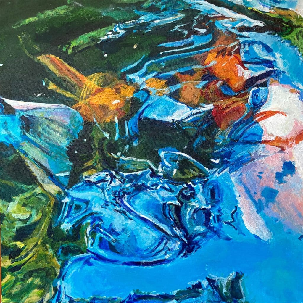 Holly Grosvenor acrylic painting