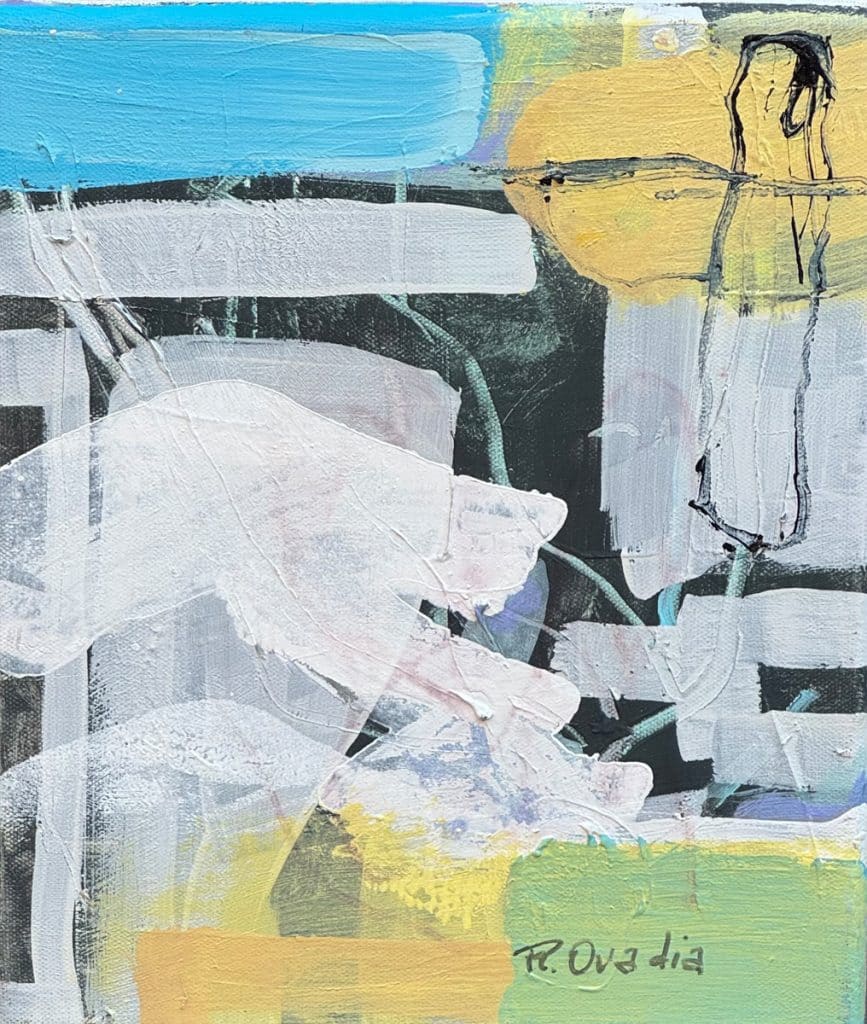 Rachel Ovadia mixed media artwork