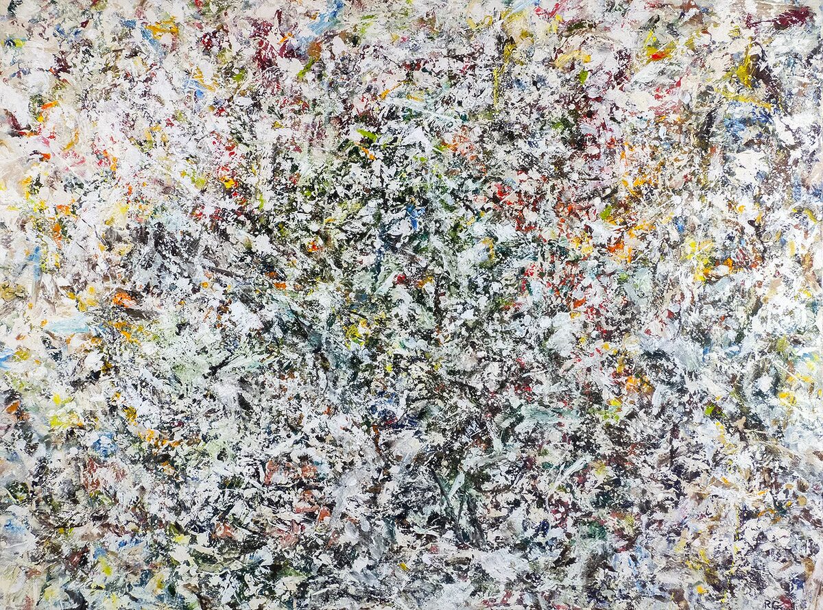 Ronnie Genotti's abstract painting